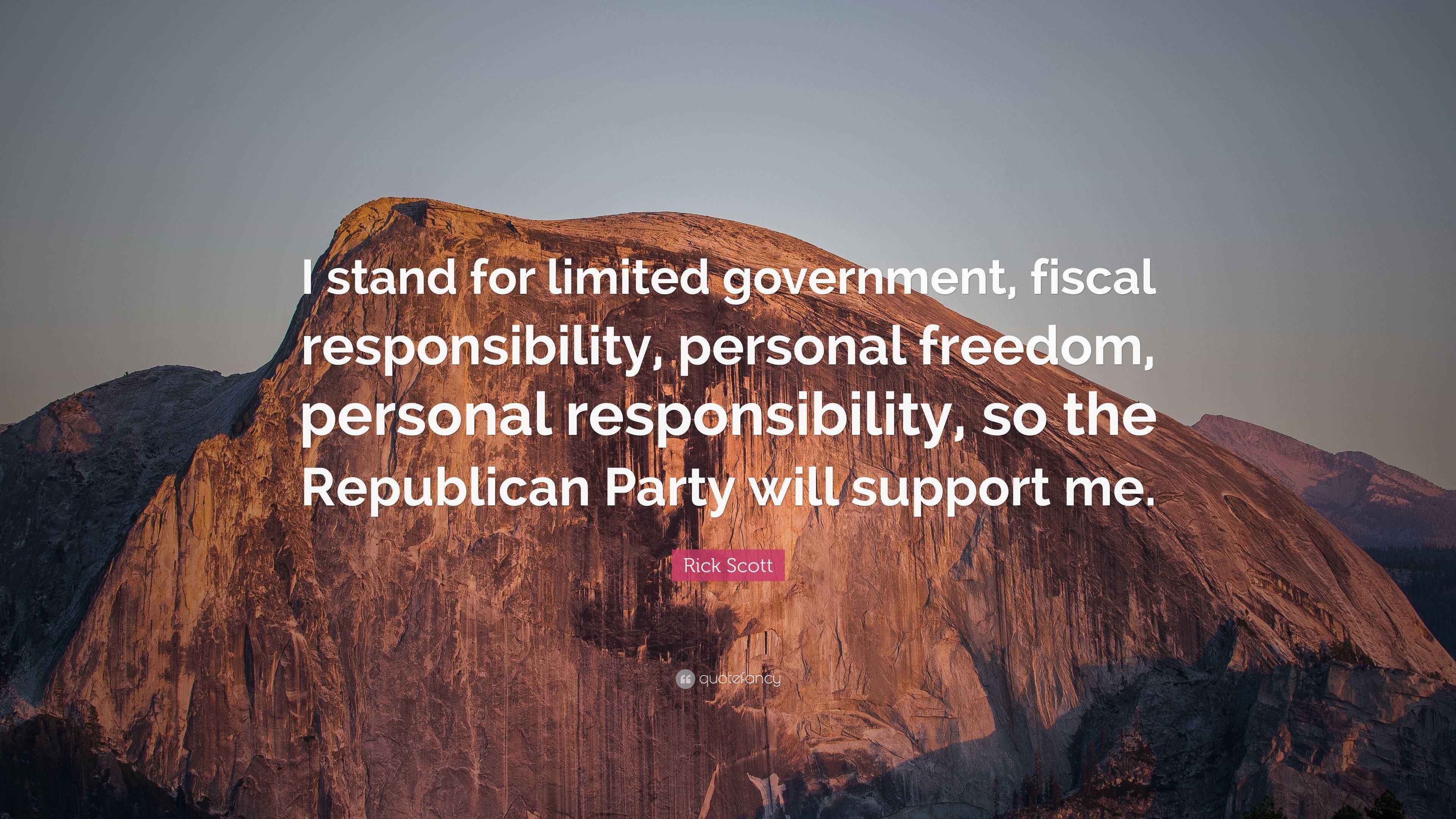 Personal Freedoms and Fiscal Responsibility
